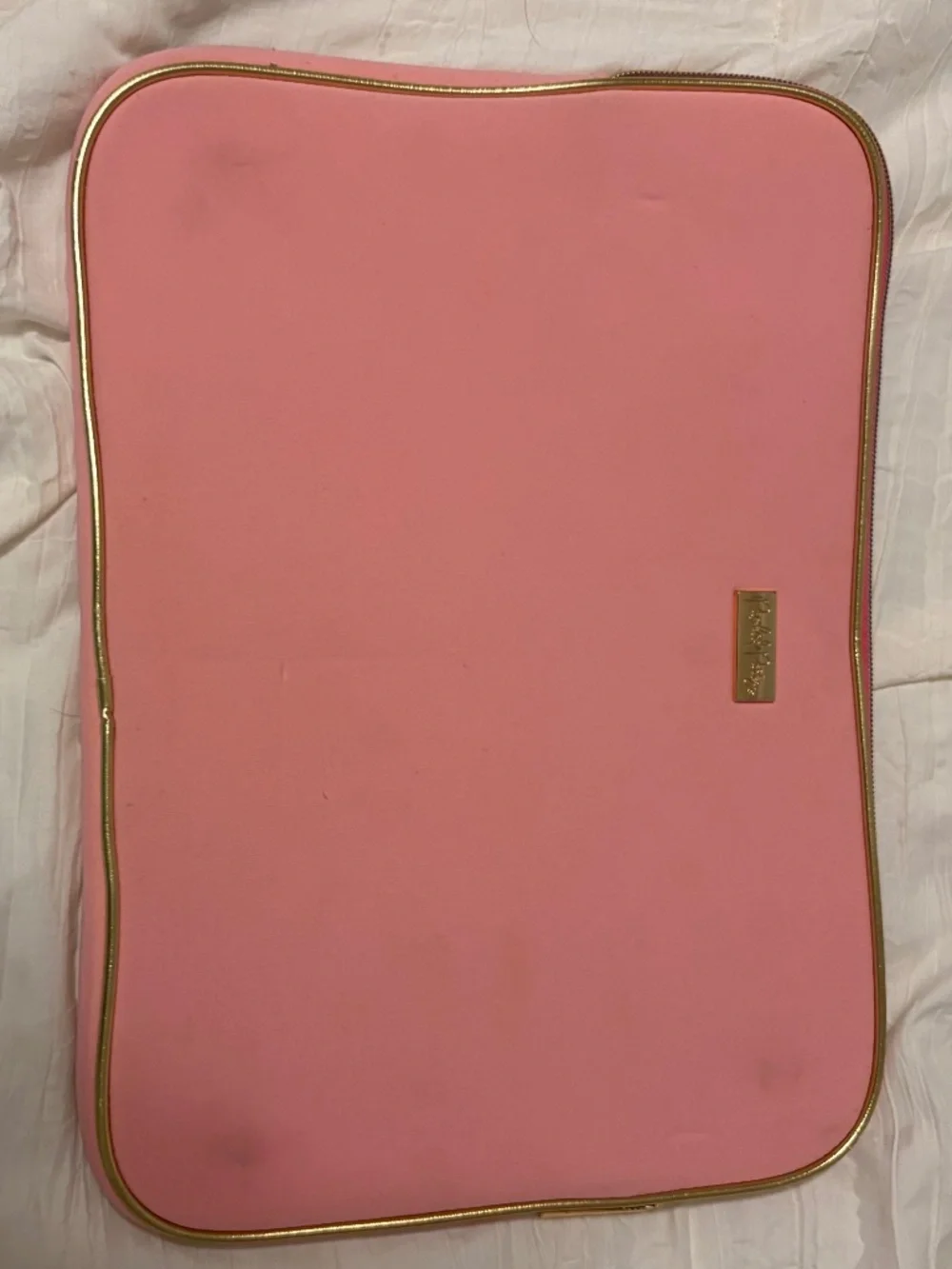 Packed Party confetti laptop sleeve, pink